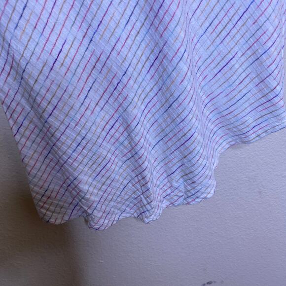 Anthropologie Maeve Rainbow Stripe Knit Wrap Top XS - Picture 8 of 11